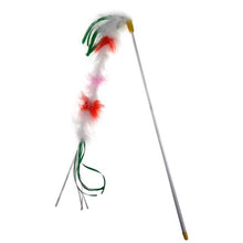 Load image into Gallery viewer, Cat Toys Cute Funny Colorful Rod Teaser Wand Plastic Pet Toys for Cats Interactive Stick Cat Supplies