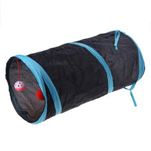 Load image into Gallery viewer, Foldabe Pet Cat Tunnel Indoor Outdoor Pet Cats Training Toys for Cat Kitten Rabbit Animals Play Tunnel Tubes 2/3 Holes