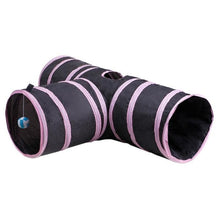 Load image into Gallery viewer, Foldabe Pet Cat Tunnel Indoor Outdoor Pet Cats Training Toys for Cat Kitten Rabbit Animals Play Tunnel Tubes 2/3 Holes