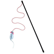 Load image into Gallery viewer, Cat Toys Cute Funny Colorful Rod Teaser Wand Plastic Pet Toys for Cats Interactive Stick Cat Supplies