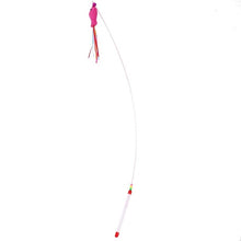 Load image into Gallery viewer, Cat Toys Cute Funny Colorful Rod Teaser Wand Plastic Pet Toys for Cats Interactive Stick Cat Supplies