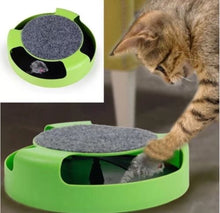 Load image into Gallery viewer, Pet Cat Kitten Catch The Mouse Moving Plush Toy Scratching Claw Care Mat Play Training Funny Toys