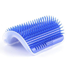 Load image into Gallery viewer, Pet Cat Self Groomer Wall Corner Massage Comb Blue/Gray Brush Comfortable Dog Cat Corner Groomer Massager Tool Grooming Brush