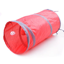 Load image into Gallery viewer, Collapsable  Cat Tunnel With attached Balls