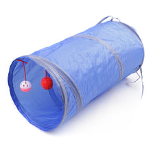 Load image into Gallery viewer, Collapsable  Cat Tunnel With attached Balls